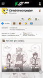 Mobile Screenshot of cinniminnimonster.deviantart.com