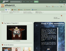 Tablet Screenshot of jeffbedash325.deviantart.com