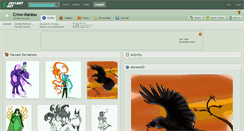 Desktop Screenshot of crow-karasu.deviantart.com