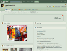 Tablet Screenshot of conphused-13.deviantart.com