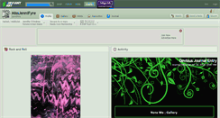 Desktop Screenshot of missjennifyre.deviantart.com