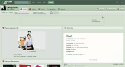 Desktop Screenshot of candyxlove.deviantart.com