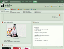 Tablet Screenshot of candyxlove.deviantart.com