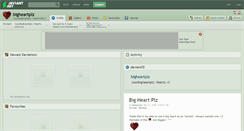 Desktop Screenshot of bigheartplz.deviantart.com