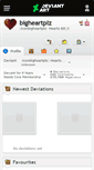 Mobile Screenshot of bigheartplz.deviantart.com