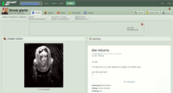 Desktop Screenshot of bloody-glacier.deviantart.com