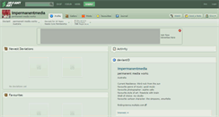 Desktop Screenshot of impermanentmedia.deviantart.com