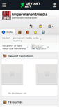 Mobile Screenshot of impermanentmedia.deviantart.com
