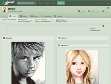 Tablet Screenshot of omegi.deviantart.com