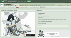 Desktop Screenshot of lunardiaries.deviantart.com