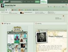 Tablet Screenshot of mozart-the-cat.deviantart.com