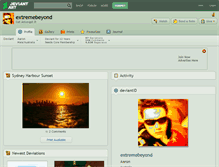 Tablet Screenshot of extremebeyond.deviantart.com