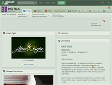 Tablet Screenshot of digi-talis.deviantart.com