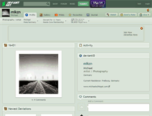 Tablet Screenshot of mikzn.deviantart.com