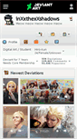 Mobile Screenshot of inxxthexxshadows.deviantart.com