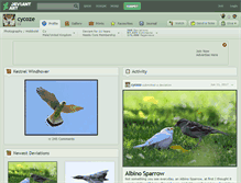 Tablet Screenshot of cycoze.deviantart.com
