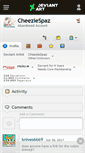 Mobile Screenshot of cheeziespaz.deviantart.com