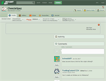 Tablet Screenshot of cheeziespaz.deviantart.com