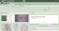 Desktop Screenshot of dudeisonfire.deviantart.com