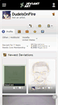 Mobile Screenshot of dudeisonfire.deviantart.com