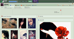 Desktop Screenshot of mishear.deviantart.com