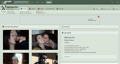 Desktop Screenshot of mistress-evil.deviantart.com
