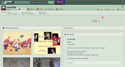 Desktop Screenshot of mime998.deviantart.com