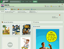 Tablet Screenshot of bob-rz.deviantart.com