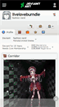 Mobile Screenshot of liveloveburndie.deviantart.com