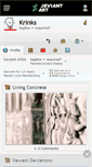 Mobile Screenshot of krinks.deviantart.com