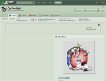 Tablet Screenshot of cyrilwolfgirl.deviantart.com