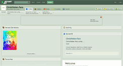Desktop Screenshot of chrisxhelen-fans.deviantart.com