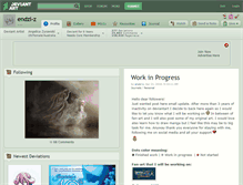 Tablet Screenshot of endzi-z.deviantart.com