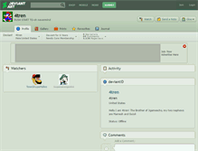 Tablet Screenshot of 4tren.deviantart.com