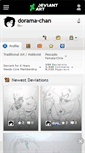 Mobile Screenshot of dorama-chan.deviantart.com