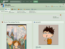 Tablet Screenshot of niklaiko.deviantart.com