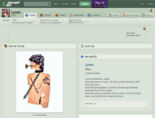 Tablet Screenshot of lycen.deviantart.com