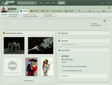 Tablet Screenshot of goopie.deviantart.com