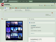 Tablet Screenshot of canakkale.deviantart.com