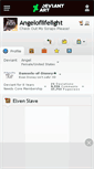 Mobile Screenshot of angeloflifelight.deviantart.com