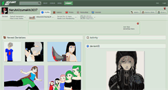 Desktop Screenshot of narutouzumaki63037.deviantart.com
