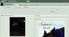 Desktop Screenshot of munthewerewolf.deviantart.com