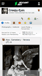 Mobile Screenshot of creepy-eyes.deviantart.com