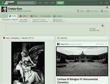Tablet Screenshot of creepy-eyes.deviantart.com