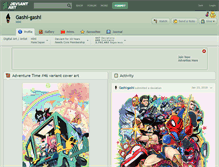 Tablet Screenshot of gashi-gashi.deviantart.com