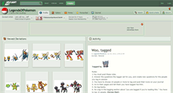 Desktop Screenshot of legendsofpokemon.deviantart.com