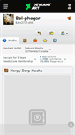 Mobile Screenshot of bel-phegor.deviantart.com
