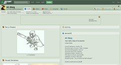 Desktop Screenshot of mc-blarg.deviantart.com