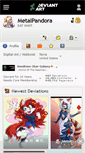 Mobile Screenshot of metalpandora.deviantart.com