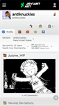 Mobile Screenshot of antiknuckles.deviantart.com